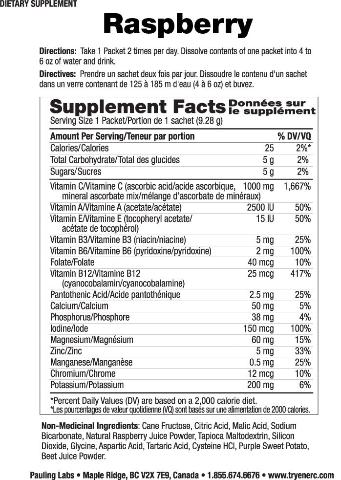 Ener-C Raspberry (30 Pk) - Lifestyle Markets